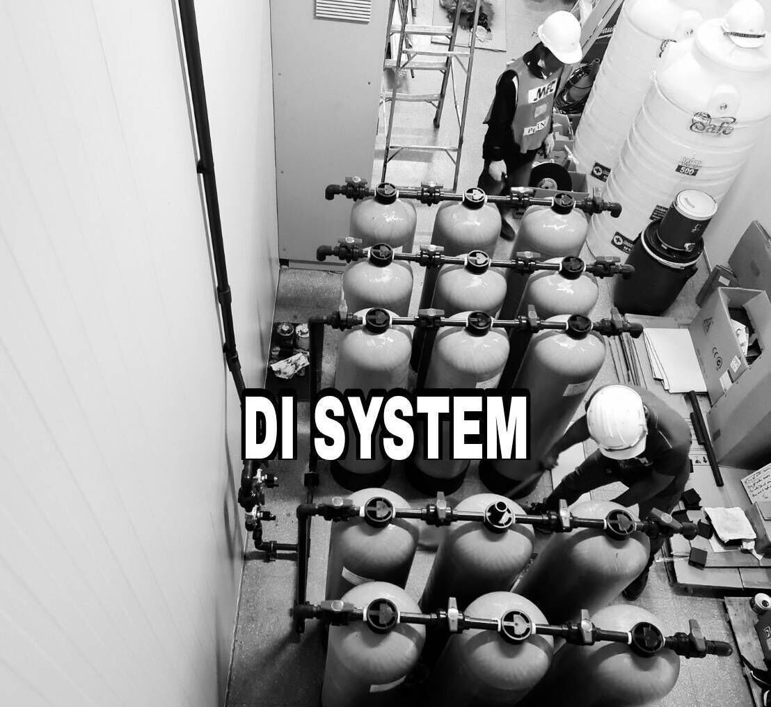 เครื่องกรองน้ำ DI ระบบผลิตน้ำ DI เครื่องทำน้ำบริสุทธิ์ แยกปะจุแร่ธาตุในน้ำ DI Water Deionized Water