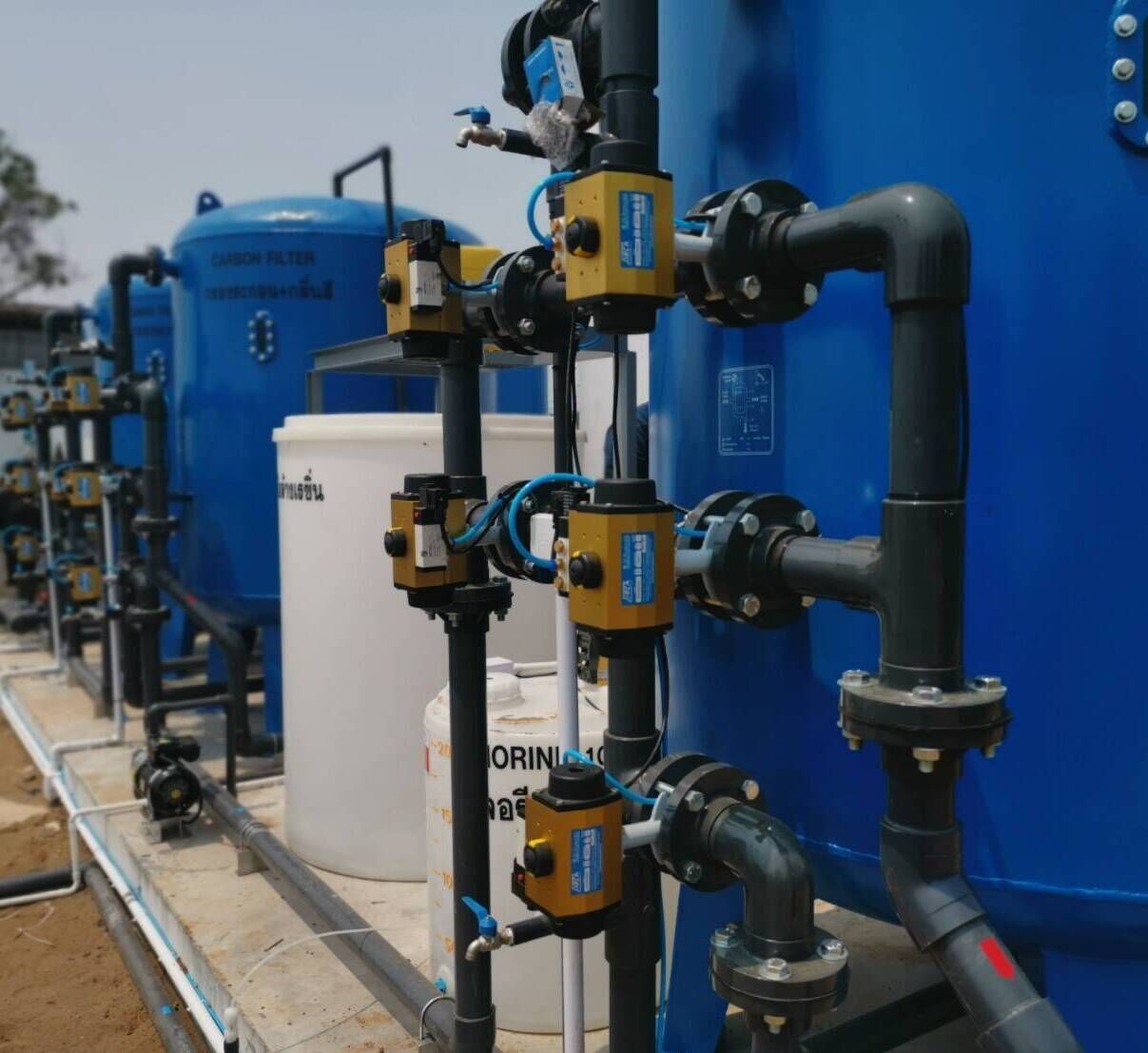 ระบบ Softener กับ เครื่องกรองน้ำ DI ระบบผลิตน้ำ DI เครื่องทำน้ำบริสุทธิ์ แยกปะจุแร่ธาตุในน้ำ DI Water Deionized Water